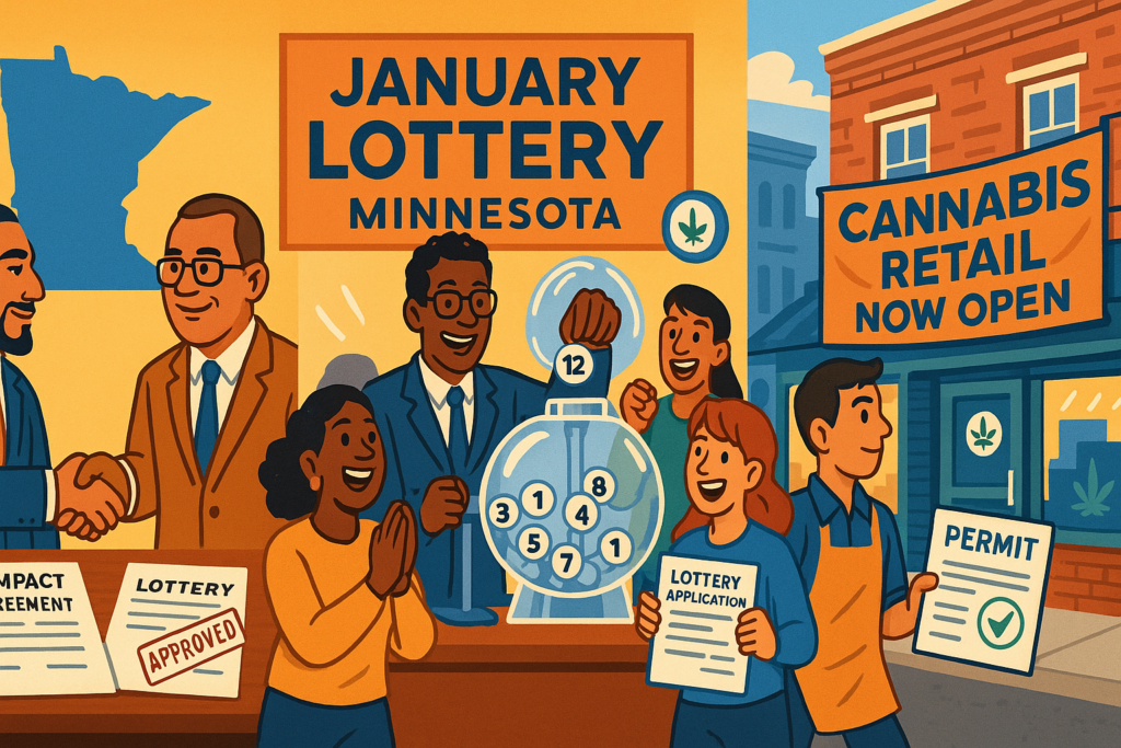 Tribal cannabis dispensary storefront in Minnesota - January 2026 retail expansion opportunities