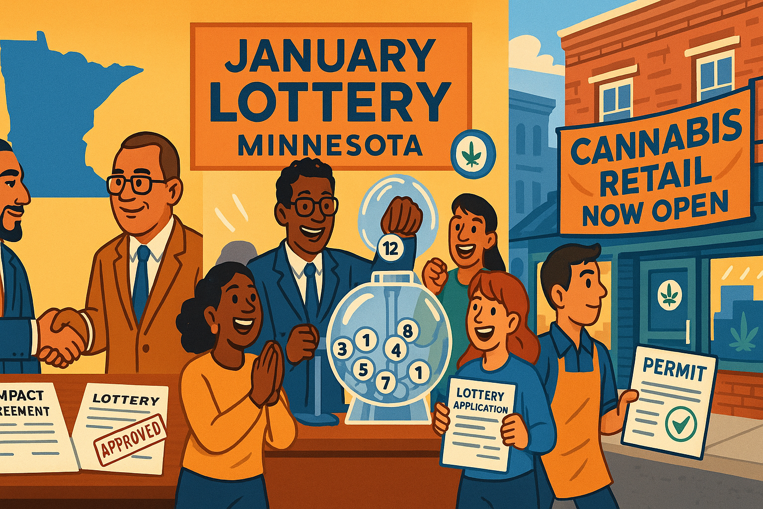 Tribal cannabis dispensary storefront in Minnesota - January 2026 retail expansion opportunities