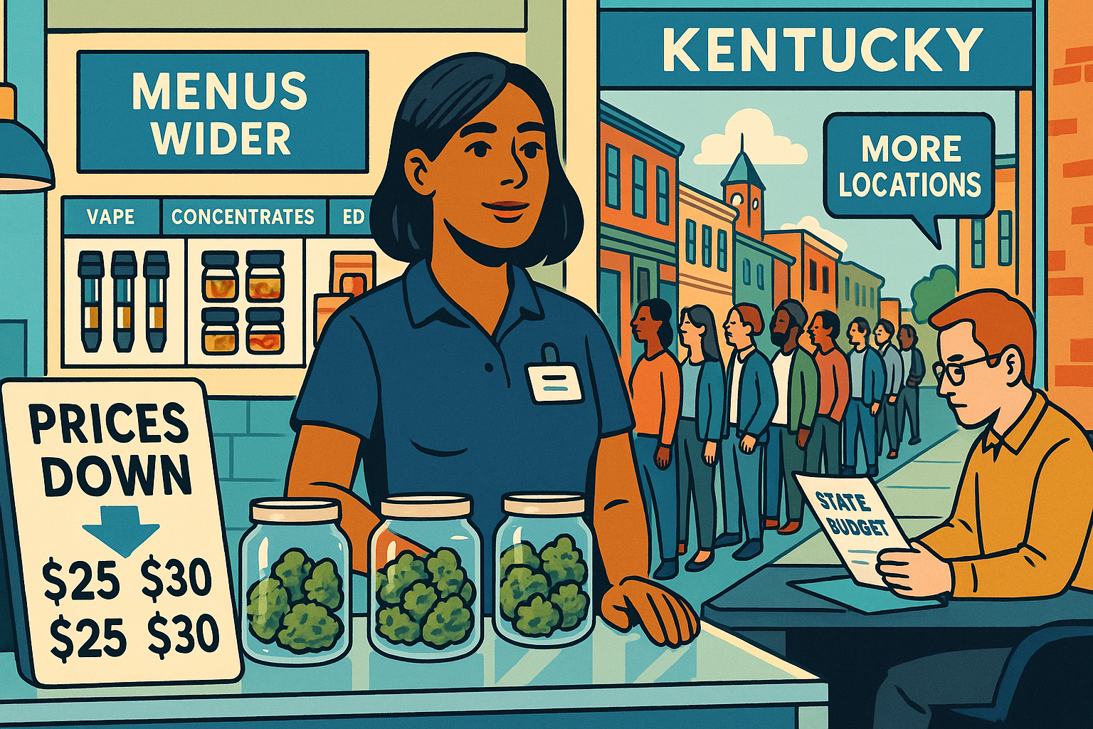 Speakeasy Dispensary storefront opening in Princeton Kentucky - Kentucky cannabis retail expansion April 2026