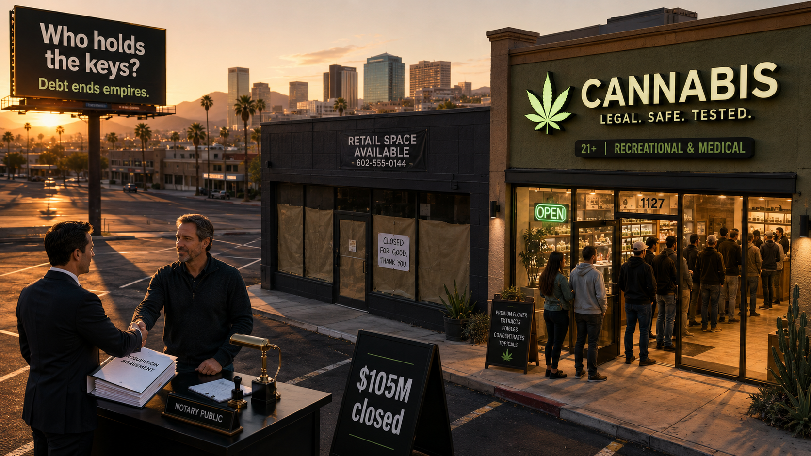 July 2026 cannabis M&A deals showing MSO acquisition activity across multiple US states